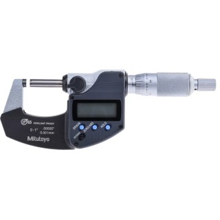 Mitutoyo Digital Electronic External Micrometre 25 mm Measurement, Accuracy ±0.00005 in Model 293-340-30