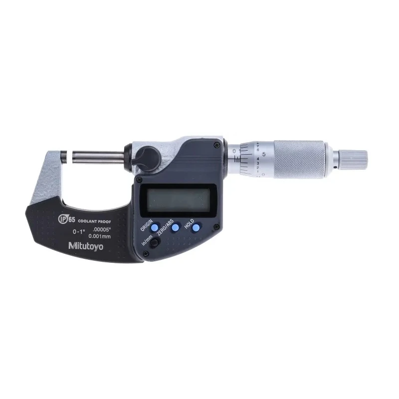 Mitutoyo Digital Electronic External Micrometre 25 mm Measurement, Accuracy ±0.00005 in Model 293-340-30