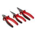 RS PRO 3-Piece Plier Set with Combination Pliers, Cutters and Long Nose Pliers, Soft Grip Handles, Polished Finish 833-5972