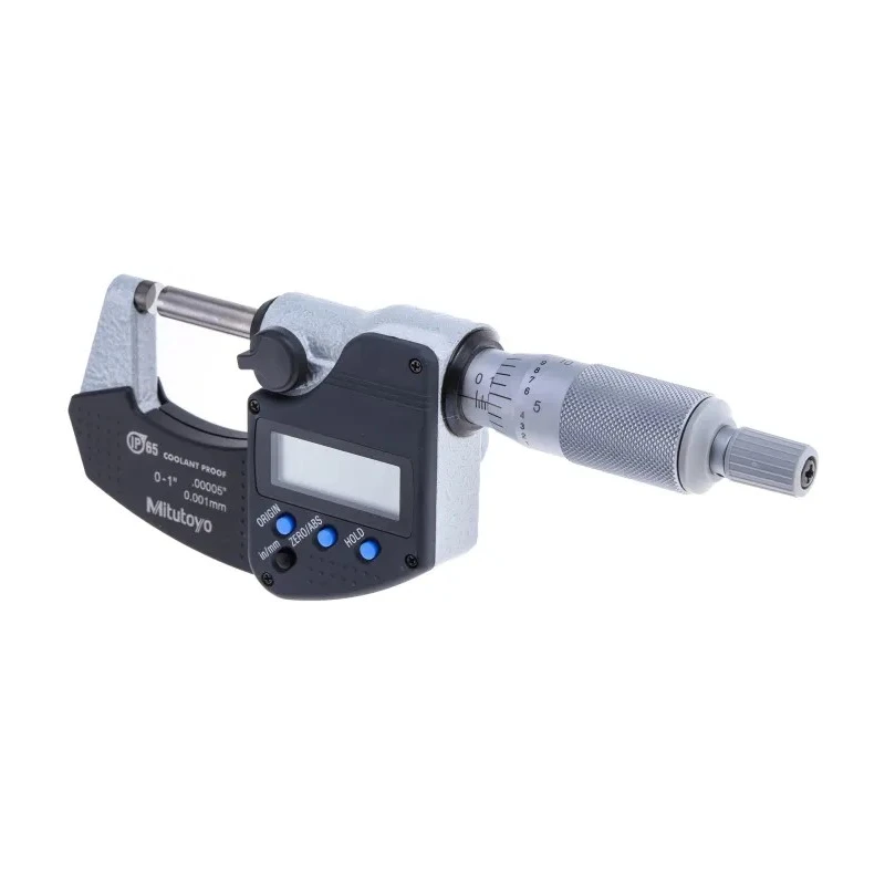 Mitutoyo Digital Electronic External Micrometre 25 mm Measurement, Accuracy ±0.00005 in Model 293-340-30