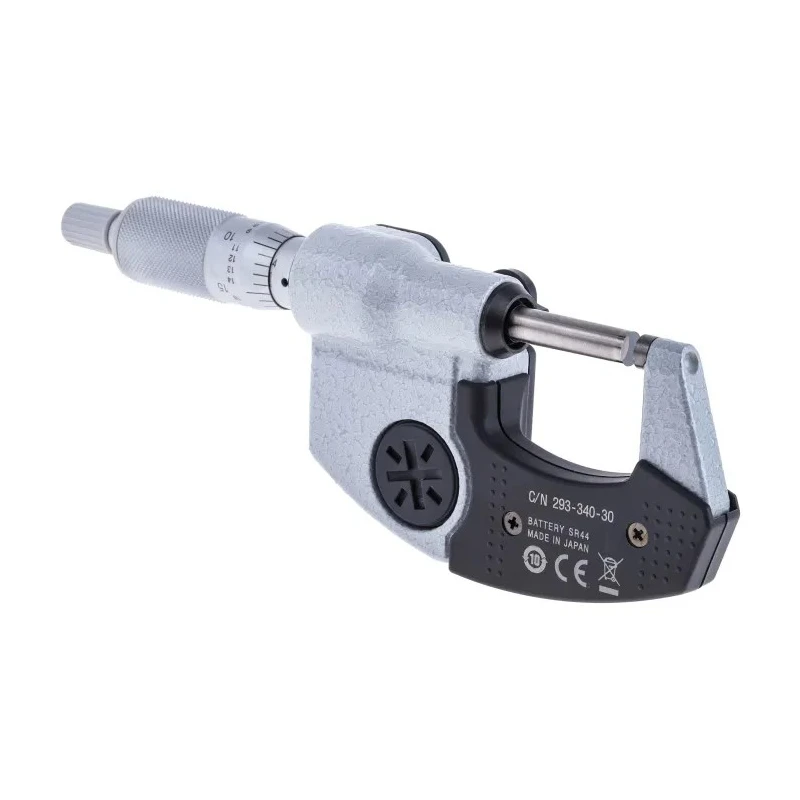 Mitutoyo Digital Electronic External Micrometre 25 mm Measurement, Accuracy ±0.00005 in Model 293-340-30