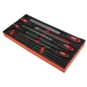 RS PRO 11 Piece Bastard Cut Engineers File Set 200 mm Length with Rectangular Shape and Handles 833-5953