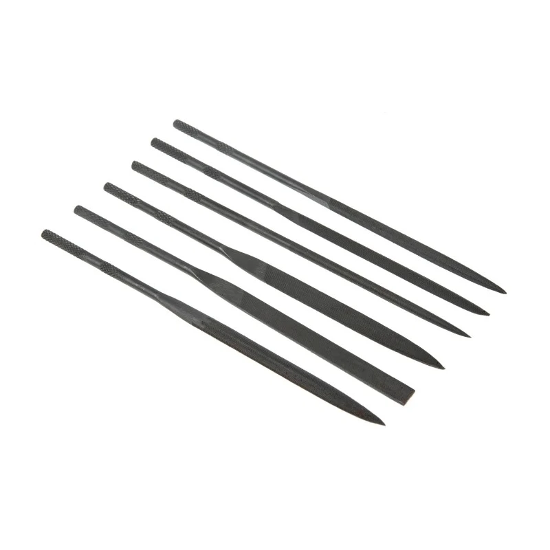 RS PRO 11 Piece Bastard Cut Engineers File Set 200 mm Length with Rectangular Shape and Handles 833-5953