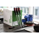 RS PRO 11 Piece Bastard Cut Engineers File Set 200 mm Length with Rectangular Shape and Handles 833-5953