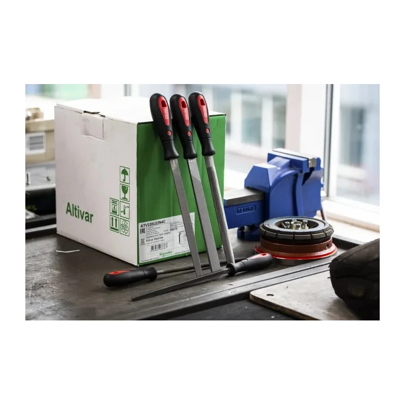 RS PRO 11 Piece Bastard Cut Engineers File Set 200 mm Length with Rectangular Shape and Handles 833-5953