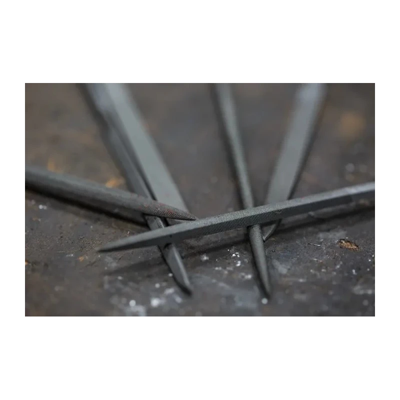 RS PRO 11 Piece Bastard Cut Engineers File Set 200 mm Length with Rectangular Shape and Handles 833-5953