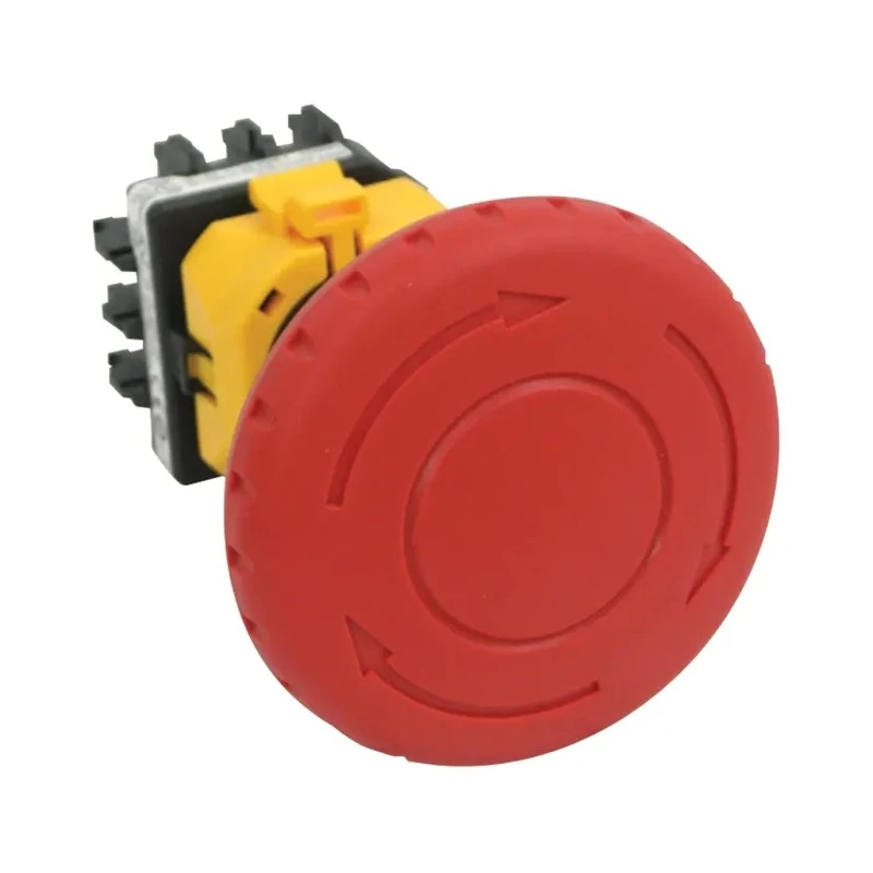 Idec XW1E Series Twist Release Emergency Stop Push Button Panel Mount 22mm Cutout 4PST IP65 