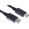 Roline RS PRO Male DisplayPort to Male DisplayPort Cable Polyvinyl Chloride Jacket 1m 3.3V 182-8552