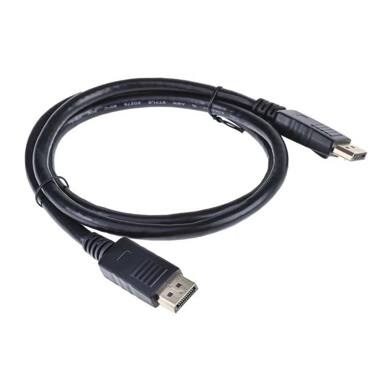 Roline RS PRO Male DisplayPort to Male DisplayPort Cable Polyvinyl Chloride Jacket 1m 3.3V 182-8552