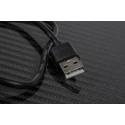 RS PRO IC Socket USB Cable Male USB Type A to Male Micro USB Type B Black 500mm 182-8551