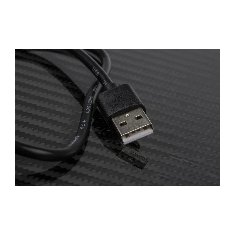 RS PRO IC Socket USB Cable Male USB Type A to Male Micro USB Type B Black 500mm 182-8551