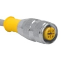 Turck Sensor Actuator Cable Female 4-Way M12 Connector 15 m Length RK 4.41T-15