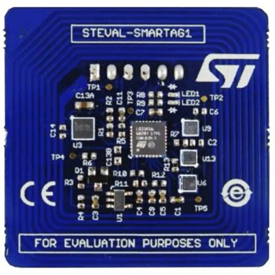 STMicroelectronics NFC Dynamic Tag Sensor Node Evaluation Board with STLQ015, HTS221, ST25DV64K, LIS2DW12 STEVAL-SMARTAG1