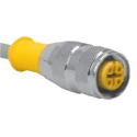 Turck Sensor Actuator Cable Female 5 Way M12 Connector, 3m Cable Length RK 4.5T-3