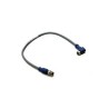 Turck Sensor Actuator Cable Female 5 way M12 to Male 5 way M12, PVC Grey Jacket, 500mm, 250V, IP68 RSC WKC 572-0.5M