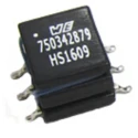 Wurth Elektronik 17 V 1 Output Surface PCB Transformer 5 V DC Primary Voltage Mount Type Surface 750342879