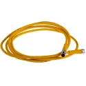 Turck Female 3 Way M8 to Male M8 Sensor Actuator Cable 125V PVC Jacket Yellow 2m PKG 3M-2-PSG 3M