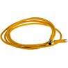 Turck Female 3 Way M8 to Male M8 Sensor Actuator Cable 125V PVC Jacket Yellow 2m PKG 3M-2-PSG 3M