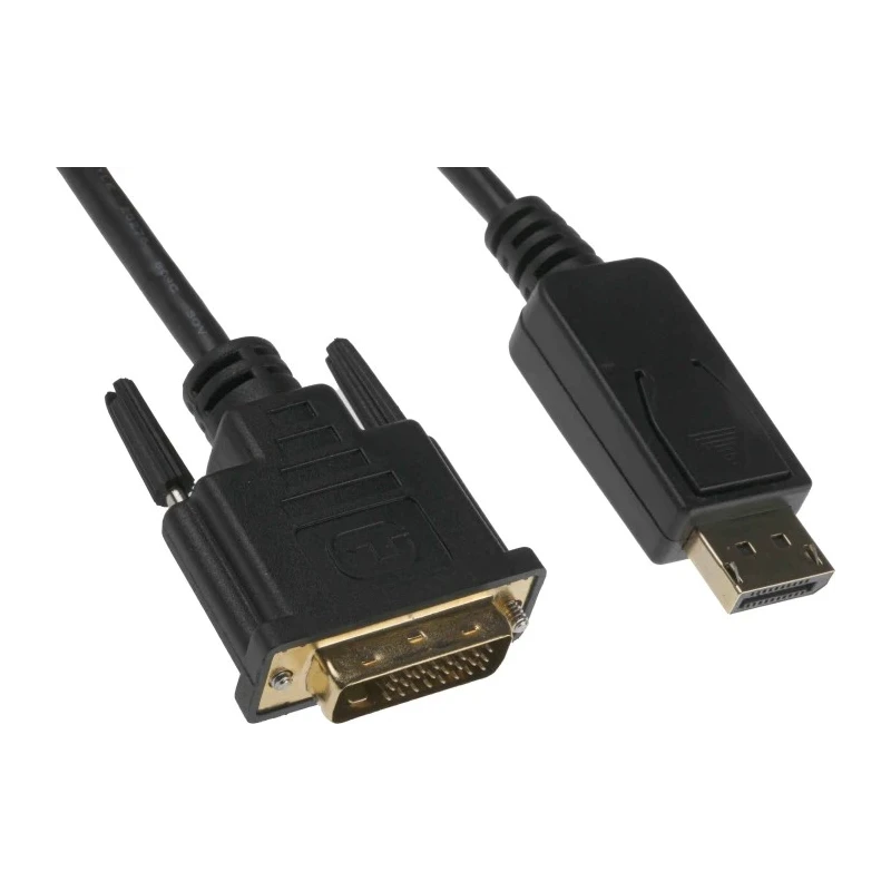 RS PRO Male DVI-D Dual Link to Male DVI-D Polyvinyl Chloride DisplayPort Cable 5 m 182-8788