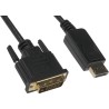 RS PRO Male DVI-D Dual Link to Male DVI-D Polyvinyl Chloride DisplayPort Cable 5 m 182-8788