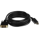RS PRO Male DVI-D Dual Link to Male DVI-D Polyvinyl Chloride DisplayPort Cable 5 m 182-8788