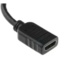 RS PRO Male DisplayPort to Female HDMI Polyvinyl Chloride DisplayPort Cable 150 mm 182-8793
