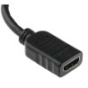 RS PRO Male DisplayPort to Female HDMI Polyvinyl Chloride DisplayPort Cable 150 mm 182-8793