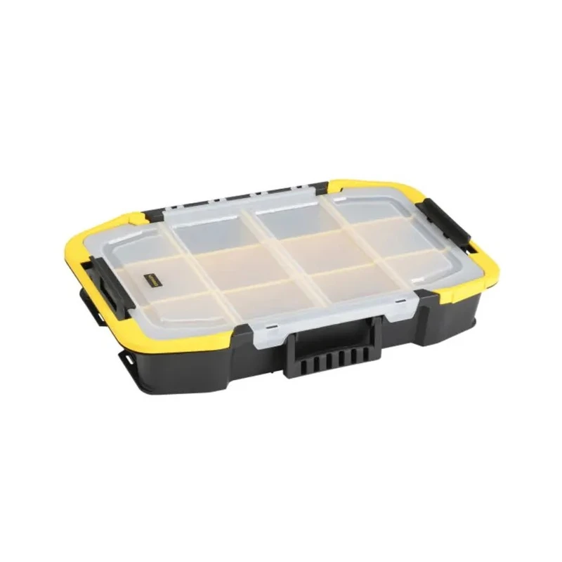 Stanley Adjustable Compartments 2 Cell Yellow, Black Polycarbonate Compartment Box 24.7mm x 31mm x 50.7mm STST1-71962