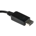 RS PRO Male DisplayPort to Female HDMI Polyvinyl Chloride DisplayPort Cable 150 mm 182-8793