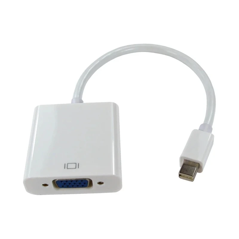 RS PRO Male Mini DisplayPort to Female VGA ABS DisplayPort Cable 150 mm 182-8802