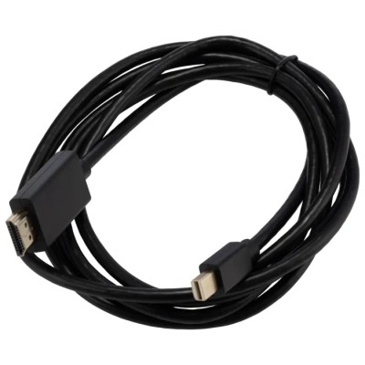 RS PRO Male Mini DisplayPort to Male HDMI Polyvinyl Chloride DisplayPort Cable 2 m 182-8800