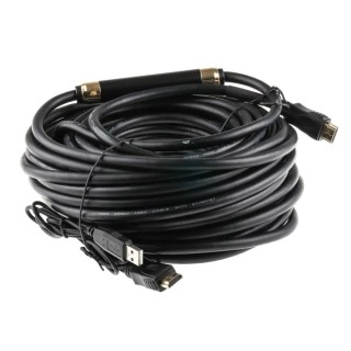 RS PRO 20 m 4K HDMI Cable Male to Male with Double Shielding and Oxygen-Free Copper 182-8810