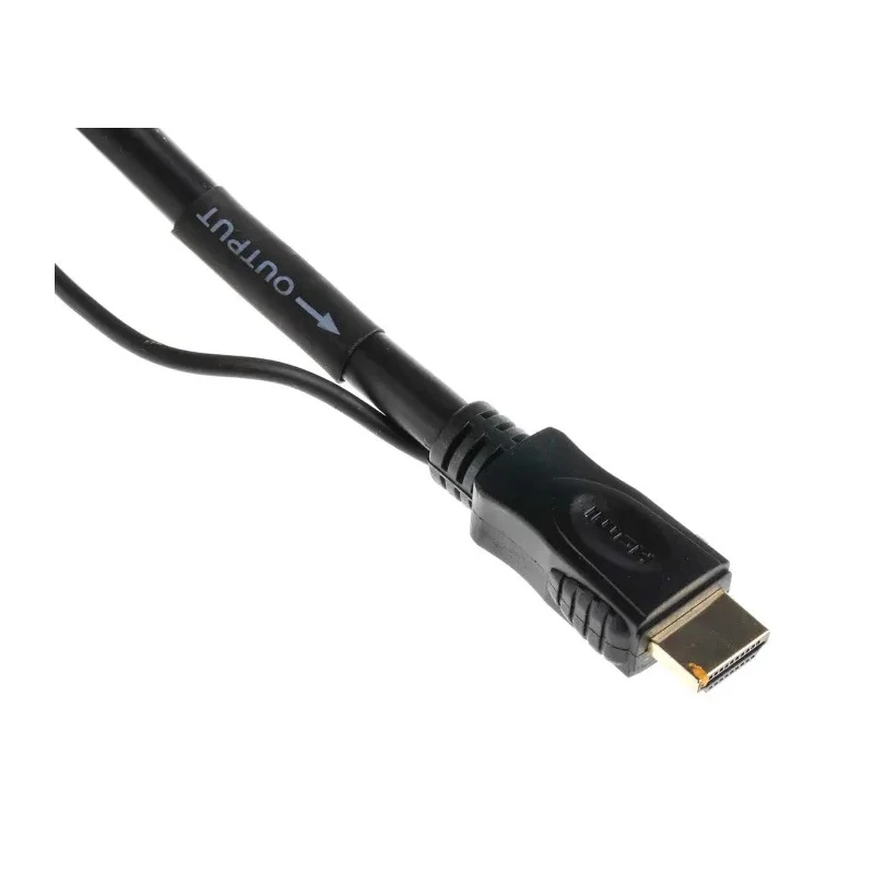 RS PRO 20 m 4K HDMI Cable Male to Male with Double Shielding and Oxygen-Free Copper 182-8810