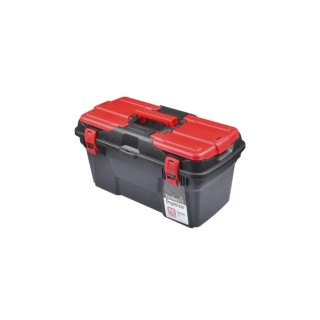 RS PRO Plastic Tool Box 263 mm Height 494 mm Length 250 mm Width Black Red 833-5988