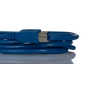 RS PRO IC Socket USB Cable Male USB Type A to Male USB B USB 3.0 Blue 3 m 182-8838