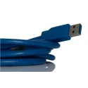 RS PRO IC Socket USB Cable Male USB Type A to Male USB B USB 3.0 Blue 3 m 182-8838
