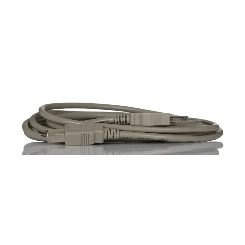 RS PRO IC Socket USB Cable Male USB Type A to Male USB B USB 2.0 Grey 2m 182-8832