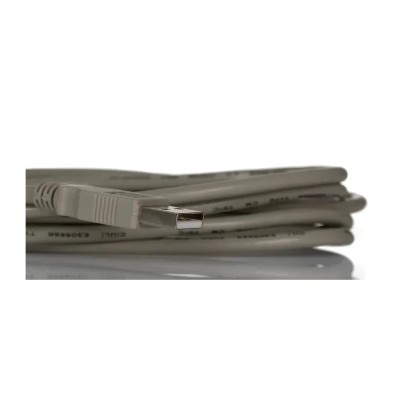 RS PRO IC Socket USB Cable Male USB Type A to Male USB B USB 2.0 Grey 2m 182-8832