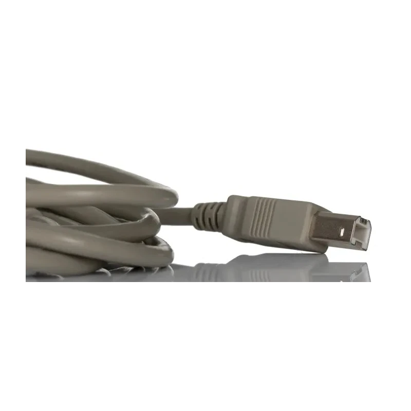RS PRO IC Socket USB Cable Male USB Type A to Male USB B USB 2.0 Grey 2m 182-8832