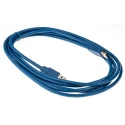 RS PRO IC Socket USB Cable Male USB Type A to Male USB 3.0 USB Type A Blue 3 m 182-8844