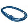 RS PRO IC Socket USB Cable Male USB Type A to Male USB 3.0 USB Type A Blue 3 m 182-8844