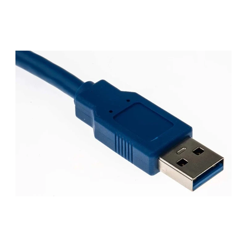 RS PRO IC Socket USB Cable Male USB Type A to Male USB 3.0 USB Type A Blue 3 m 182-8844