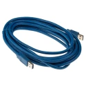 RS PRO IC Socket USB Cable Male USB Type A to Male USB Type A USB 3.0 Blue 5 m 182-8845