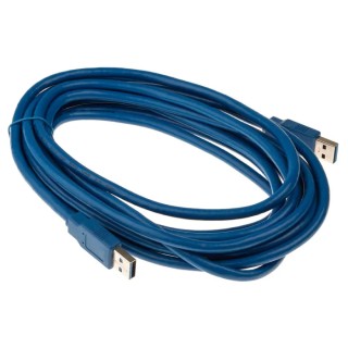 RS PRO IC Socket USB Cable Male USB Type A to Male USB Type A USB 3.0 Blue 5 m 182-8845