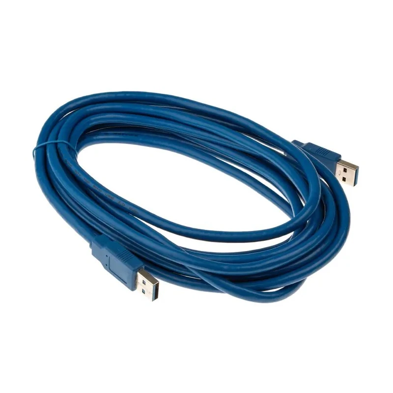 RS PRO IC Socket USB Cable Male USB Type A to Male USB Type A USB 3.0 Blue 5 m 182-8845
