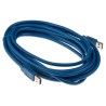 RS PRO IC Socket USB Cable Male USB Type A to Male USB Type A USB 3.0 Blue 5 m 182-8845