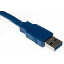 RS PRO IC Socket USB Cable Male USB Type A to Male USB Type A USB 3.0 Blue 5 m 182-8845
