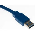 RS PRO IC Socket USB Cable Male USB Type A to Male USB Type A USB 3.0 Blue 5 m 182-8845