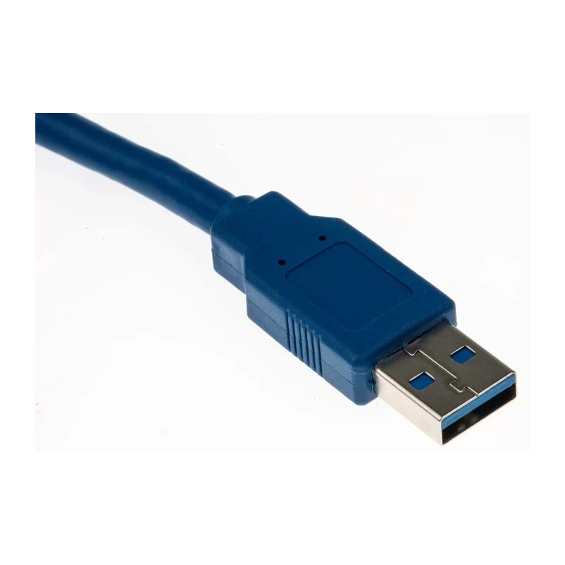 RS PRO IC Socket USB Cable Male USB Type A to Male USB Type A USB 3.0 Blue 5 m 182-8845
