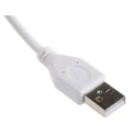 RS PRO IC Socket USB Cable Male USB Type A to Male USB 2.0 USB B White 3m 182-8867